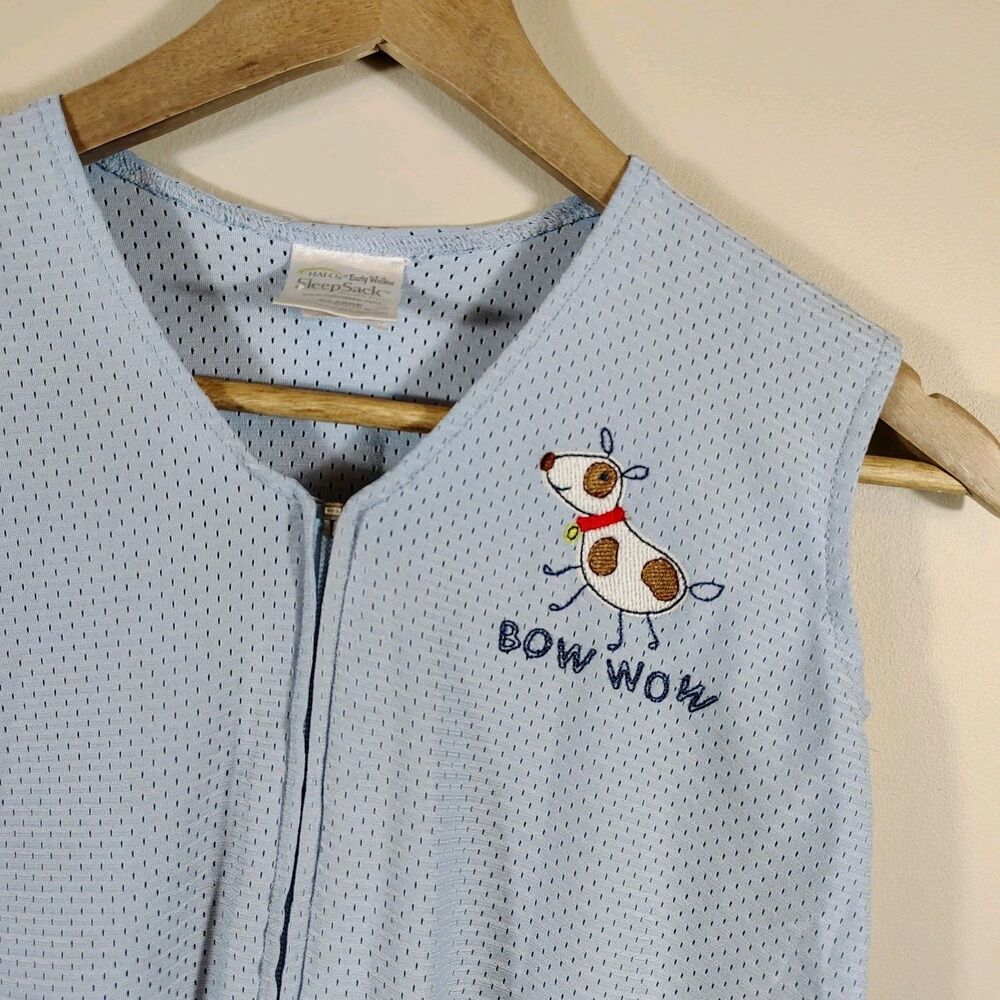 Halo Sleepsack Early Walker Blue Dog XL 18-24 Months Mesh Wearable Blanket Baby - Picture 2 of 7